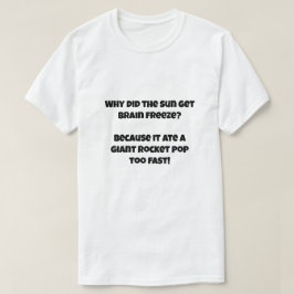 Camiseta Un chiste de IA sobre comer helado