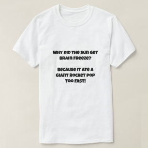 Camiseta Un chiste de IA sobre comer helado
