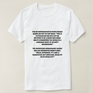 Camiseta Un chiste de IA sobre el metalizado mongol conquis