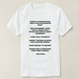 Camiseta Un chiste de IA sobre la bebida más mortal