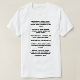 Camiseta Un chiste de IA sobre un virus mortal