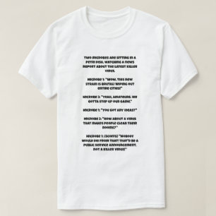 Camiseta Un chiste de IA sobre un virus mortal
