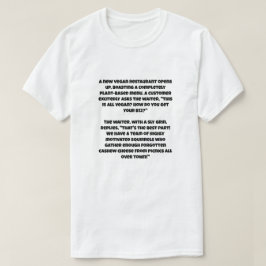 Camiseta Un chiste de IA sobre Vegan B12