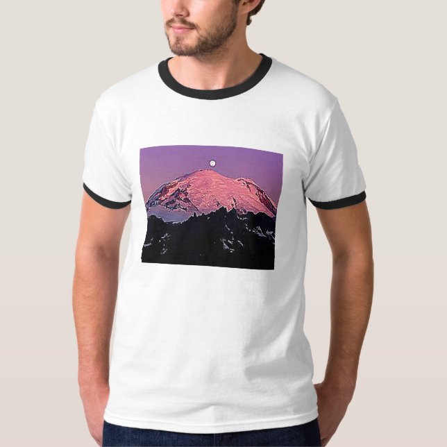 Camiseta Un cielo más lluvioso del invierno de la nieve de (Anverso)