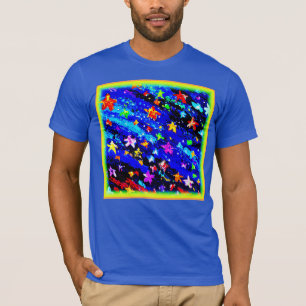 Camiseta Un Cielo Starry De Colores Brillantes. ¡Hazte con 