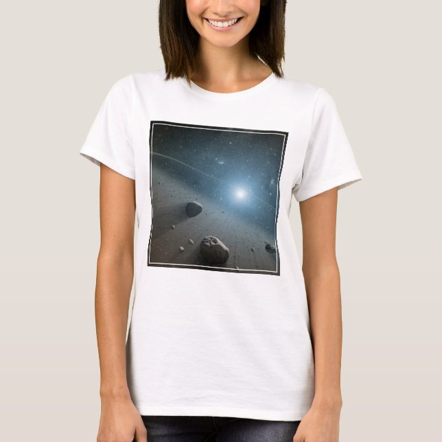 Camiseta Un Cinturón De Asteroides Alrededor De La Luminosa (Anverso)