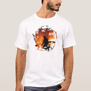 Camiseta Un círculo de llamas