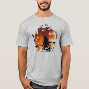 Camiseta Un círculo de llamas