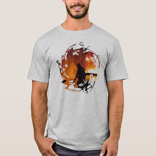 Camiseta Un círculo de llamas (Anverso)