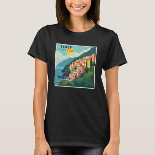 Camiseta Un clásico cartel de viaje nostálgico: Costa de Am