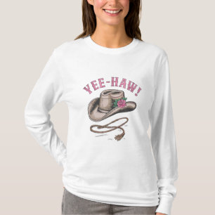 Camiseta Un clásico gorra de vaquero adornado con un solo r