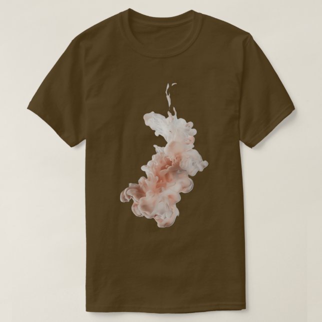 Camiseta Un Clúster De Plata Rosa Curva Y Blanco Como En (Diseño del anverso)