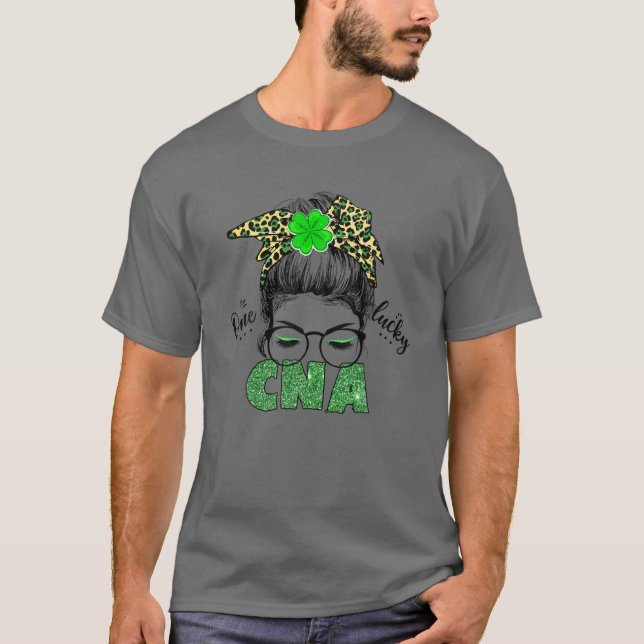 Camiseta Un CNA afortunado - Día de San Patricio (Anverso)