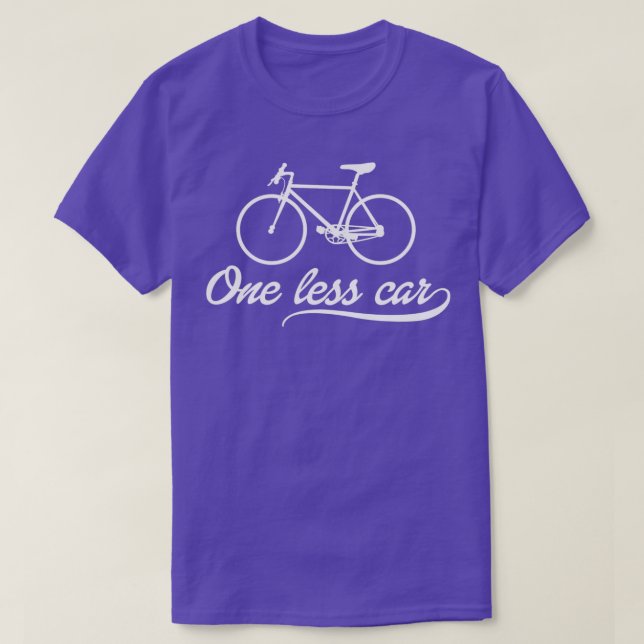Camiseta Un coche menos (Diseño del anverso)