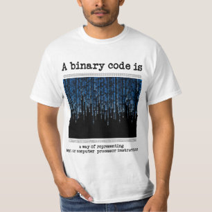 Camiseta ¿Un código binario es?