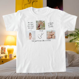 Camiseta Un Collage de fotos moderno y agradable que te amo
