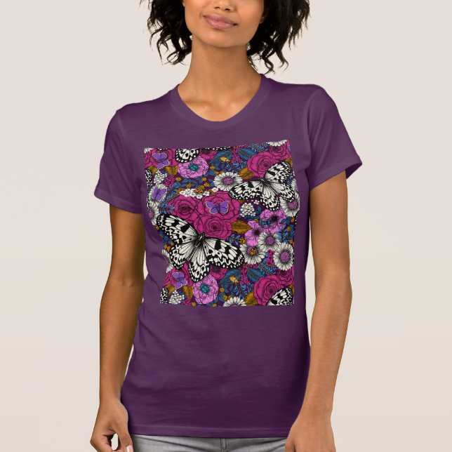 Camiseta Un colorido jardín II (Anverso)