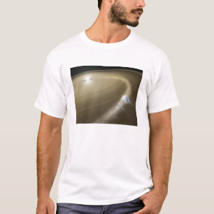 Camiseta Un cometa que es rasgado a los fragmentos