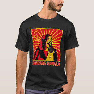 Camiseta Un compañero socialista divertido Kamala Commie La