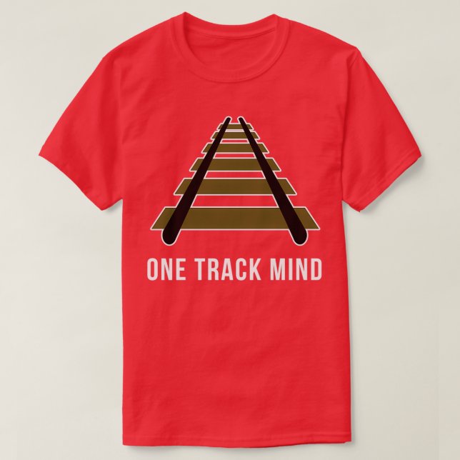 Camiseta Un conductor de locomotora para el tren ferroviari (Diseño del anverso)