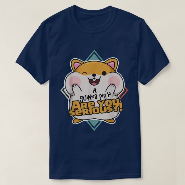 Camiseta Un conejillo de Indias, ¿en serio? Cita para un Ha (Diseño del anverso)