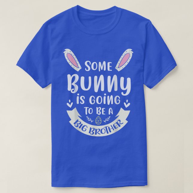 Camiseta Un Conejo Va A Ser Un Gran Hermano  (Diseño del anverso)