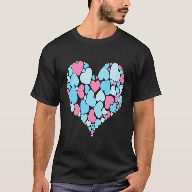 Camiseta Un Corazón De Corazones Transmasculinos Orgullosos (Anverso)