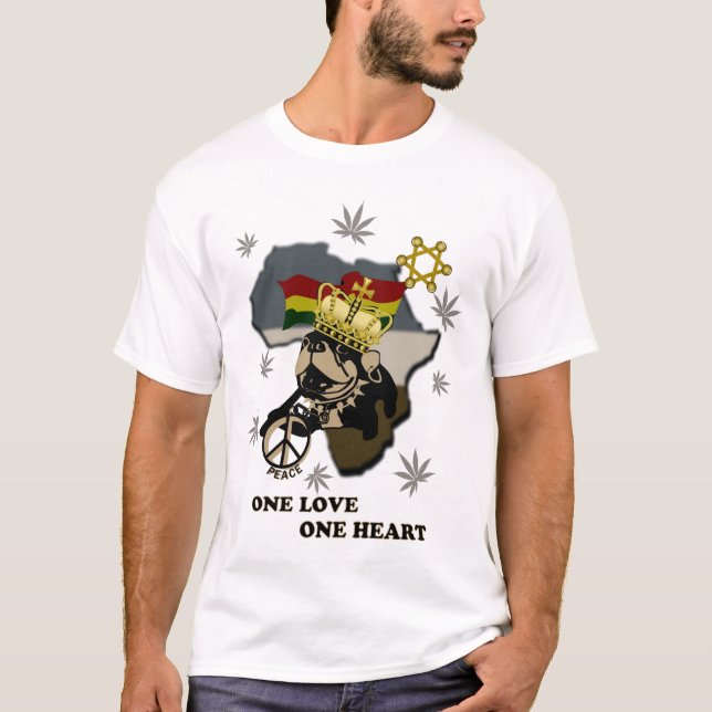 CAMISETA UN CORAZÓN DEL AMOR UNO (Anverso)