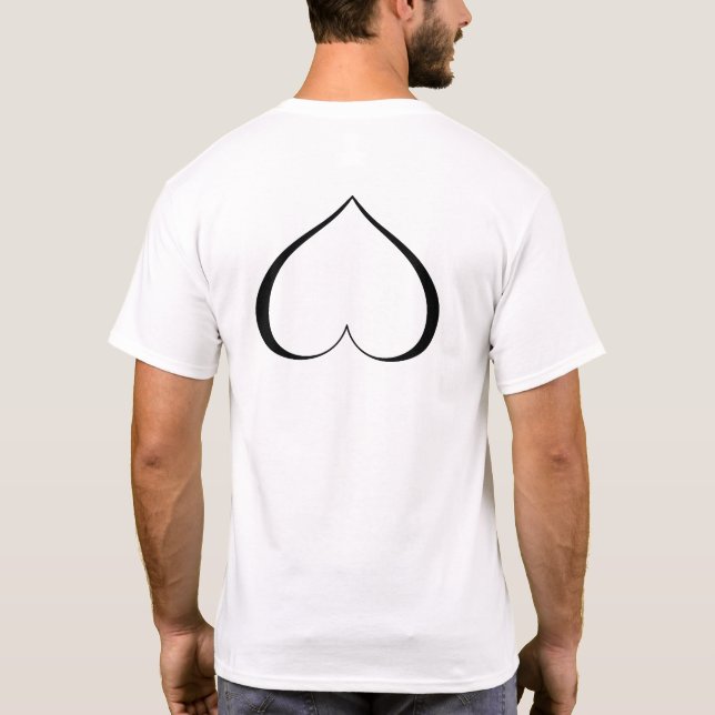 CAMISETA UN CORAZÓN EN EL LENGUAJE (Reverso)