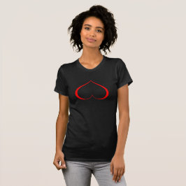 CAMISETA UN CORAZÓN EN ROJO TRASTORNADOR