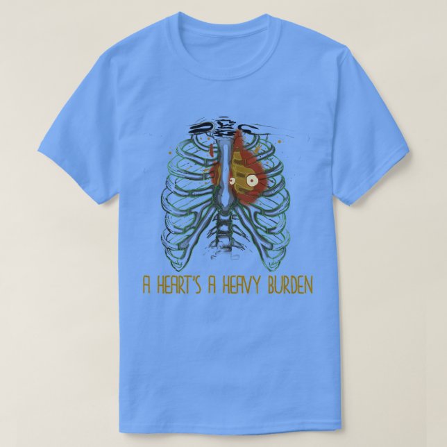 Camiseta Un Corazón Es Un Pesado Tapiz De Carga (Diseño del anverso)