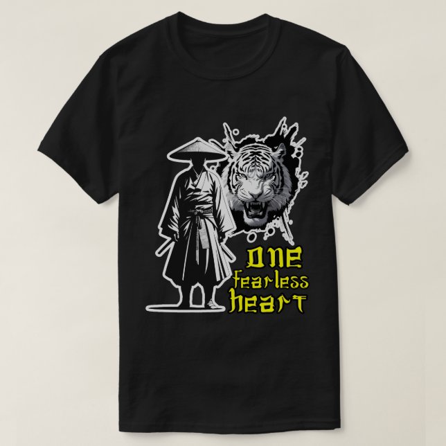 Camiseta Un Corazón Intrépido (Diseño del anverso)