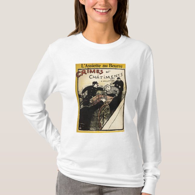 Camiseta Un costermonger es asaltado por la policía (Anverso)