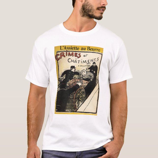 Camiseta Un costermonger es asaltado por la policía (Anverso)