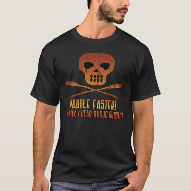 Camiseta Un cráneo más rápido de la paleta (Anverso)