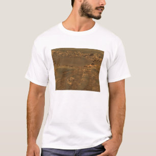 Camiseta Un cráter del impacto en la región meridiana de