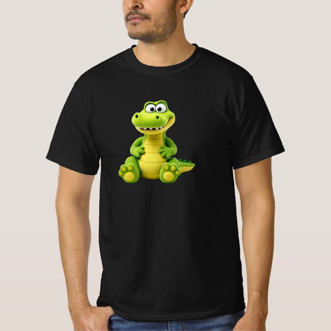 Camiseta un crocodile rigolo (Anverso)
