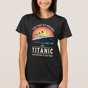 Camiseta Un Cruceros Titanic Voyage Para Niños De 1912