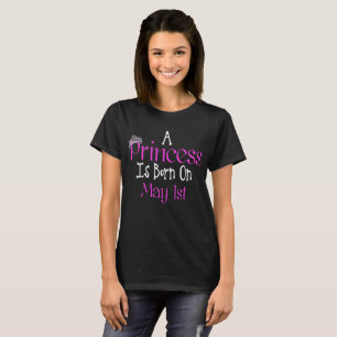 Camiseta Un cumpleaños divertido de princesa Is Born el 1