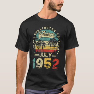 Camiseta Un cumpleaños inmaculado desde julio de 1952