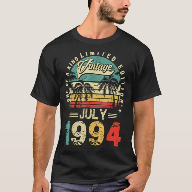 Camiseta Un cumpleaños inmaculado desde julio de 1994 (Anverso)