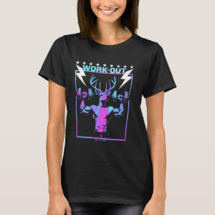 CAMISETA UN DEER DE GIMNASIO - VIBOS DIVERTIDOS DE EJERCICI
