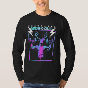 CAMISETA UN DEER DE GIMNASIO - VIBOS DIVERTIDOS DE EJERCICI