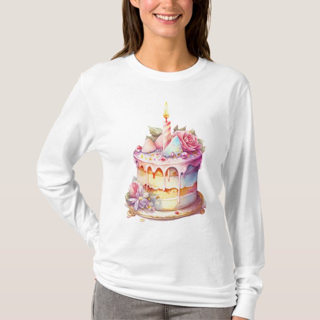 Camiseta Un Delicado Día del Cumpleaños (Anverso)