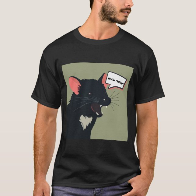 Camiseta Un demonio de Tasmania se ve muy lindo (Anverso)