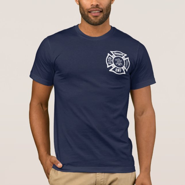 Camiseta Un departamento EMT del fuego (Anverso)