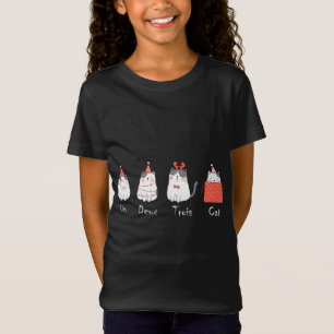 Camiseta Un Deux Trois Cat Cute Kitten Kitty Lover Christma