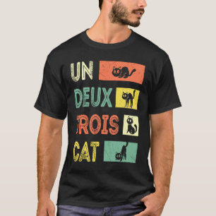 Camiseta Un Deux Trois Gato Antiguo Gato Gatito Minino