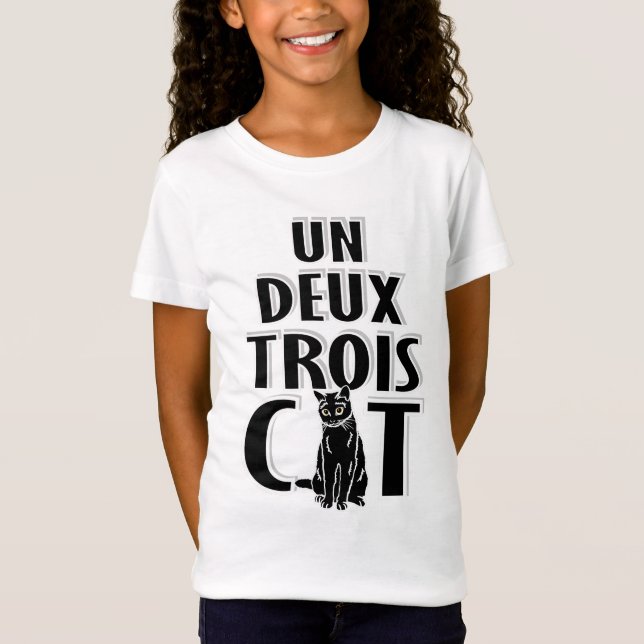 Camiseta Un Deux Trois Gatos Franceses (Anverso)