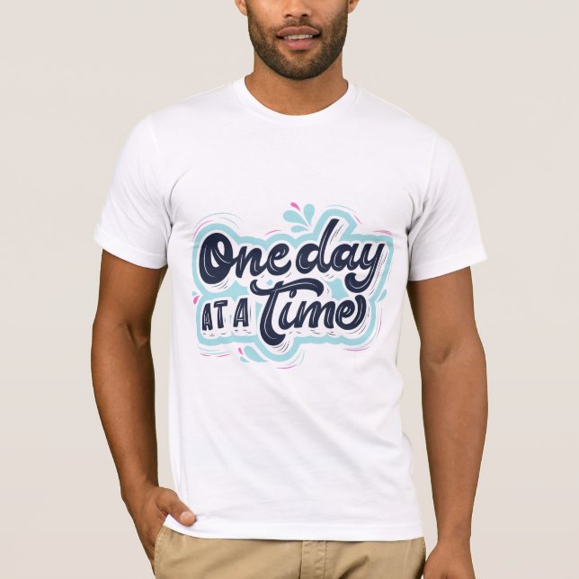 Camiseta Un día a la vez (Anverso)